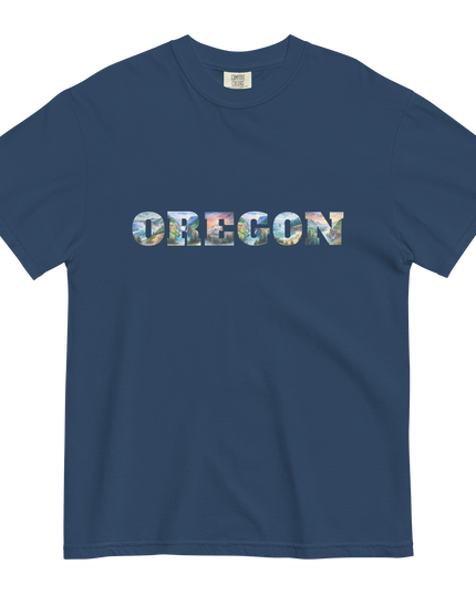 OREGON THE BEAUTIFUL - COMFORT COLORS -Unisex garment-dyed heavyweight t-shirt