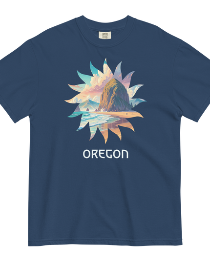 OREGON BEACHES - COMFORT COLORS - Unisex garment-dyed heavyweight t-shirt
