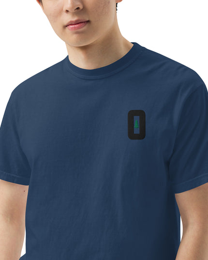 O FOR OREGON - EMBROIDERED - Comfort Colors - Unisex garment-dyed heavyweight t-shirt