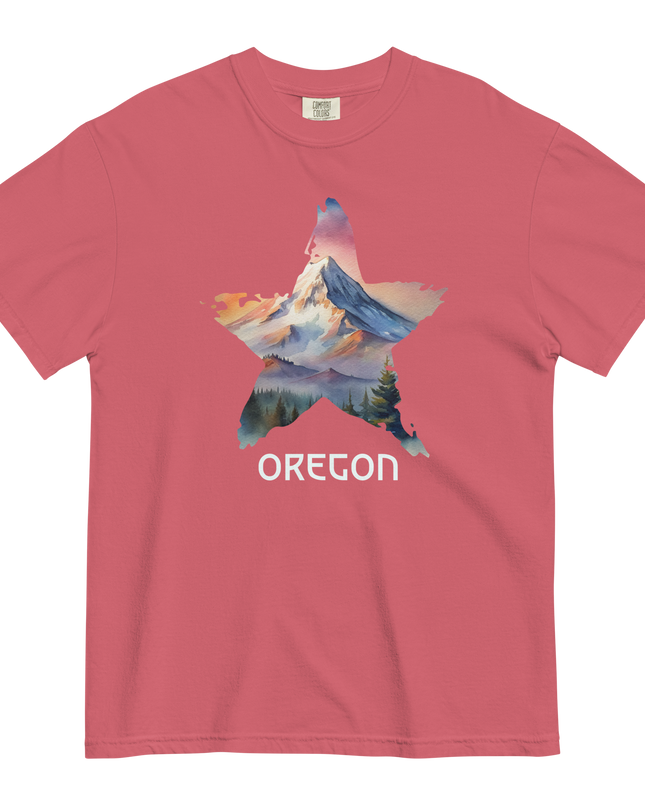 OREGON STAR - COMFOR COLORS - Unisex garment-dyed heavyweight t-shirt