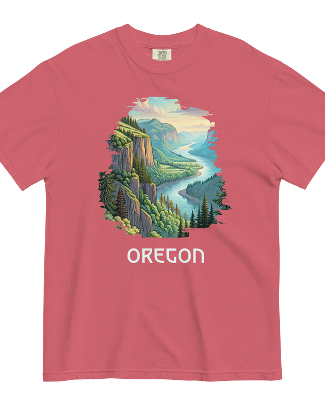OREGON GORGE - COMFORT COLORS - Unisex garment-dyed heavyweight t-shirt