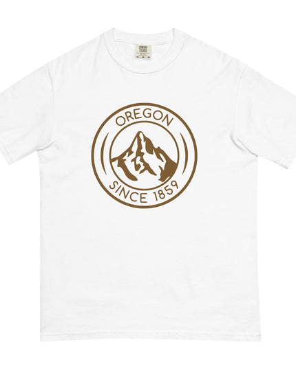 OREGON SINCE 1859 - BROWN - Comfort Colors - Unisex garment-dyed heavyweight t-shirt