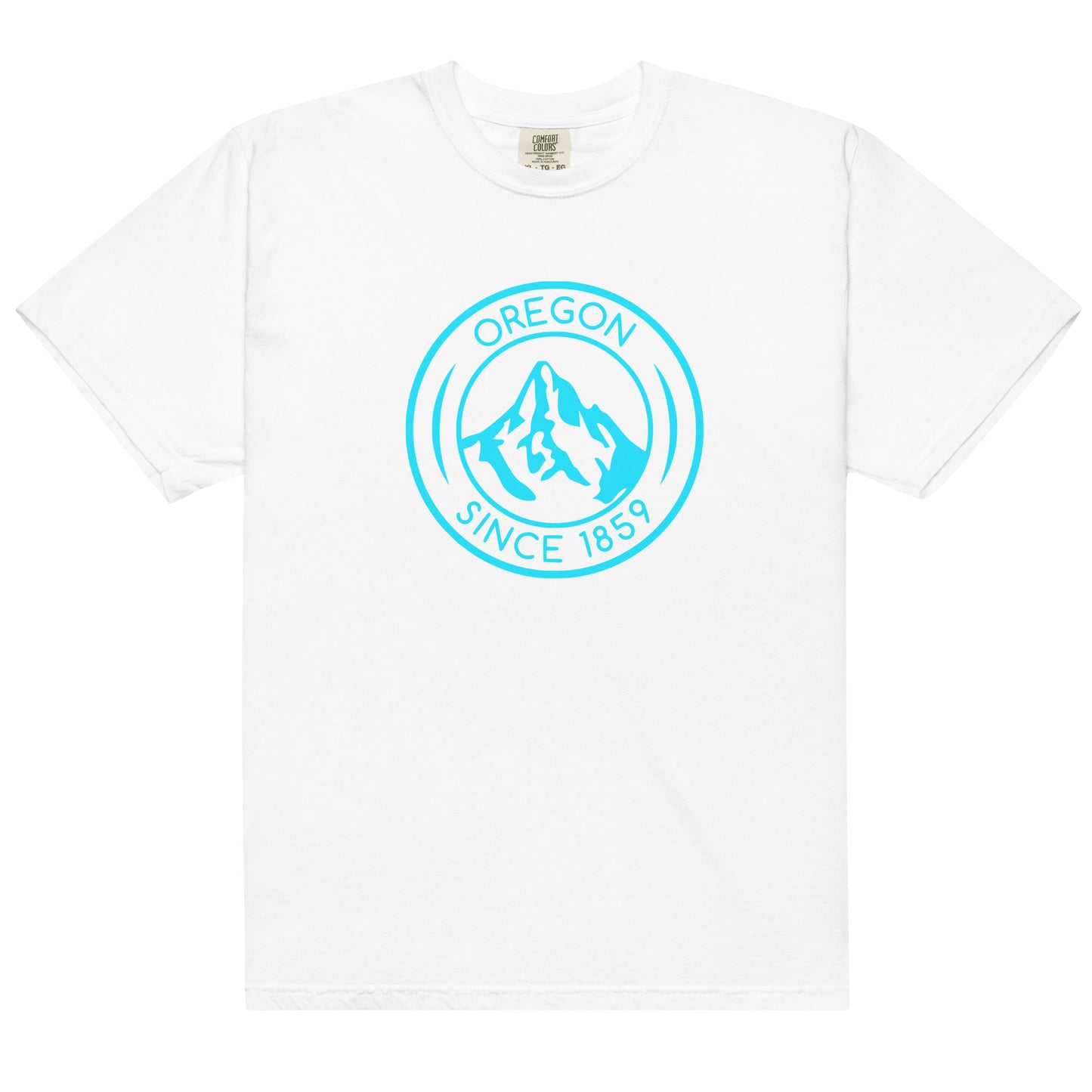 OREGON SINCE 1859 - AQUA - Comfort Colors - Unisex garment-dyed heavyweight t-shirt