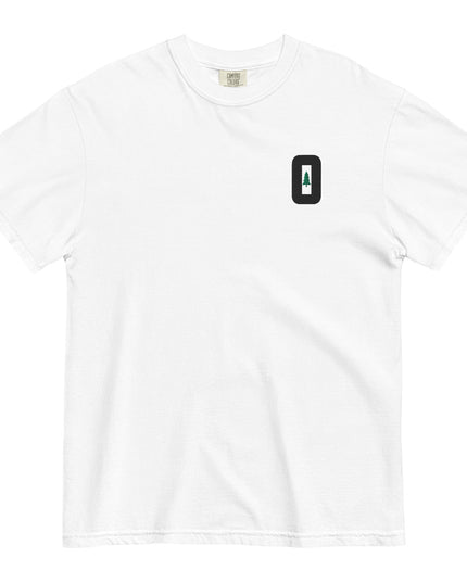 O FOR OREGON - EMBROIDERED - Comfort Colors - Unisex garment-dyed heavyweight t-shirt