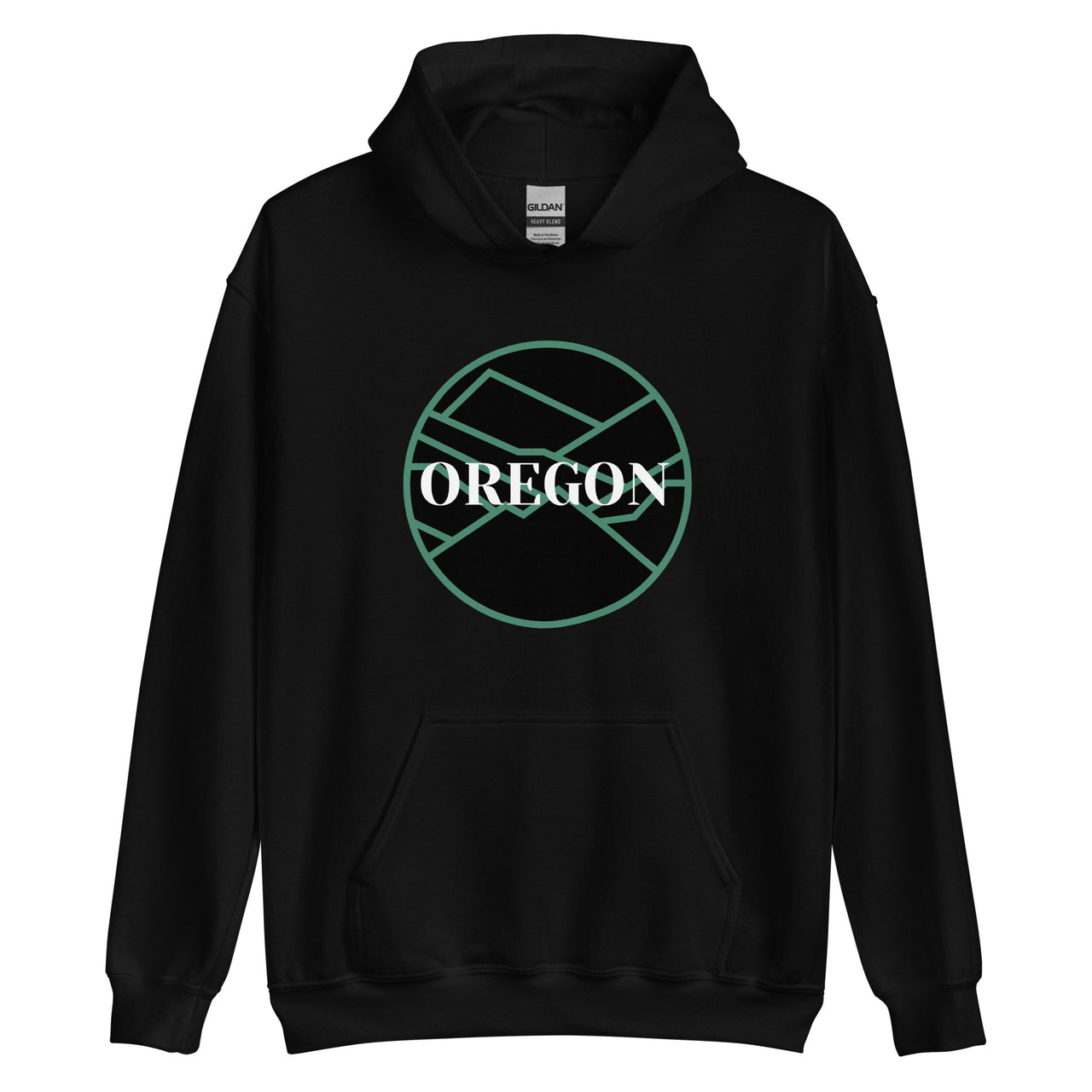 OREGON - Green/Black - Unisex Hoodie