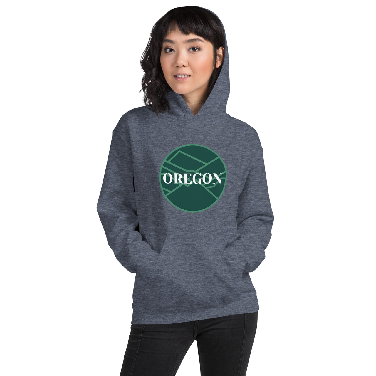 OREGON - Green - Unisex Hoodie
