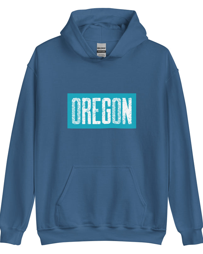 Oregon in Teal - Unisex Hoodie