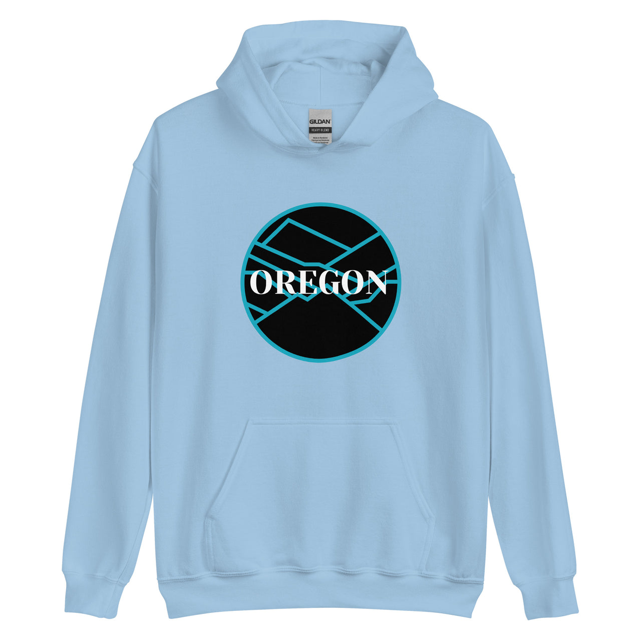 OREGON - Blue/Black - Unisex Hoodie