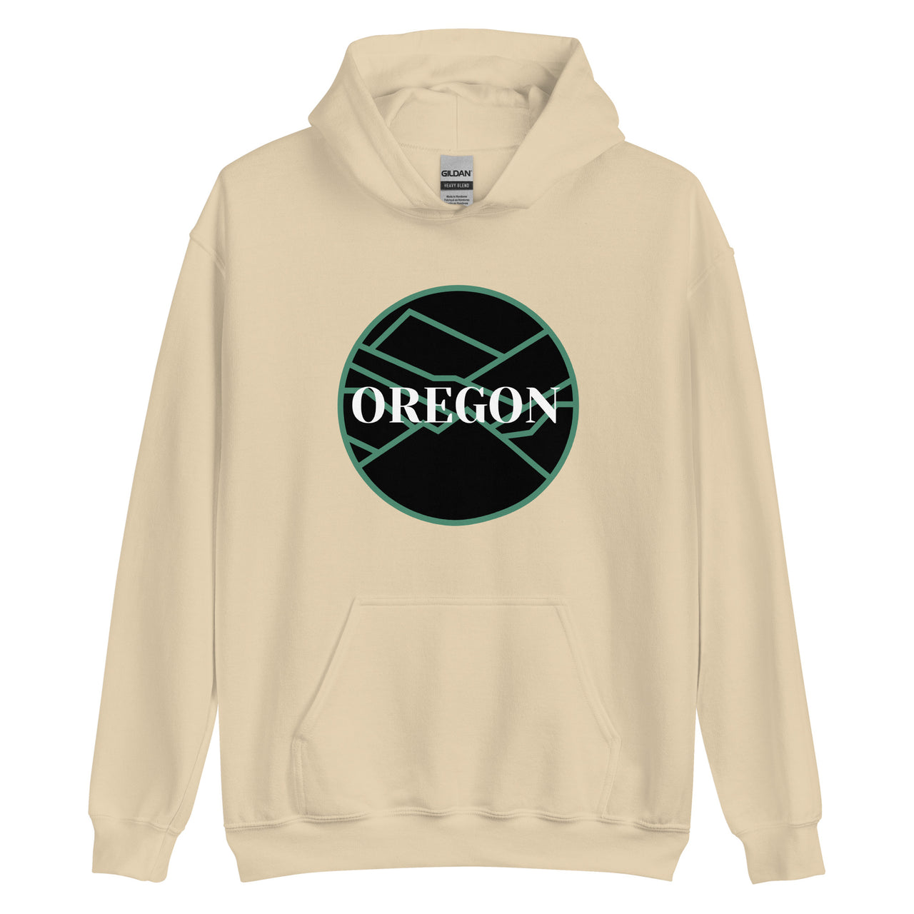 OREGON - Green/Black - Unisex Hoodie
