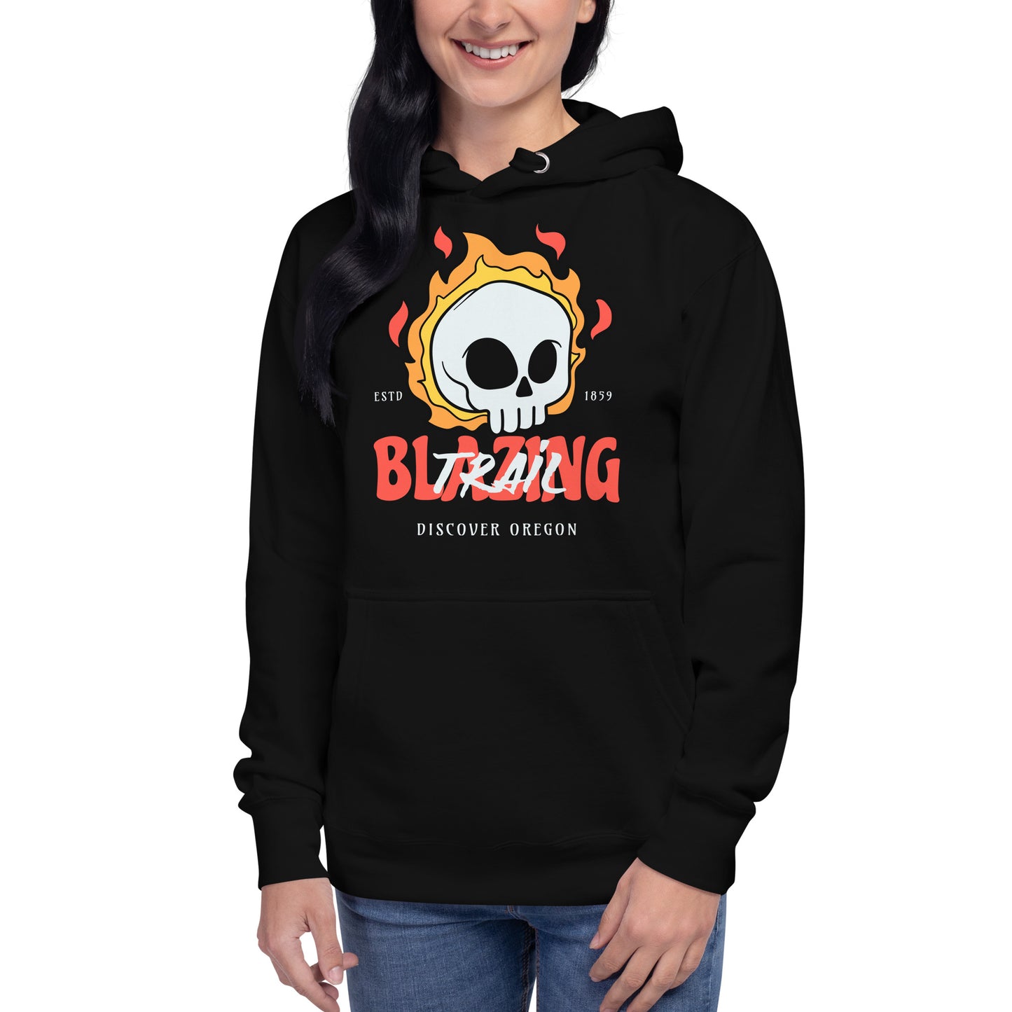 Trail Blazing - Discover Oregon - Unisex Hoodie