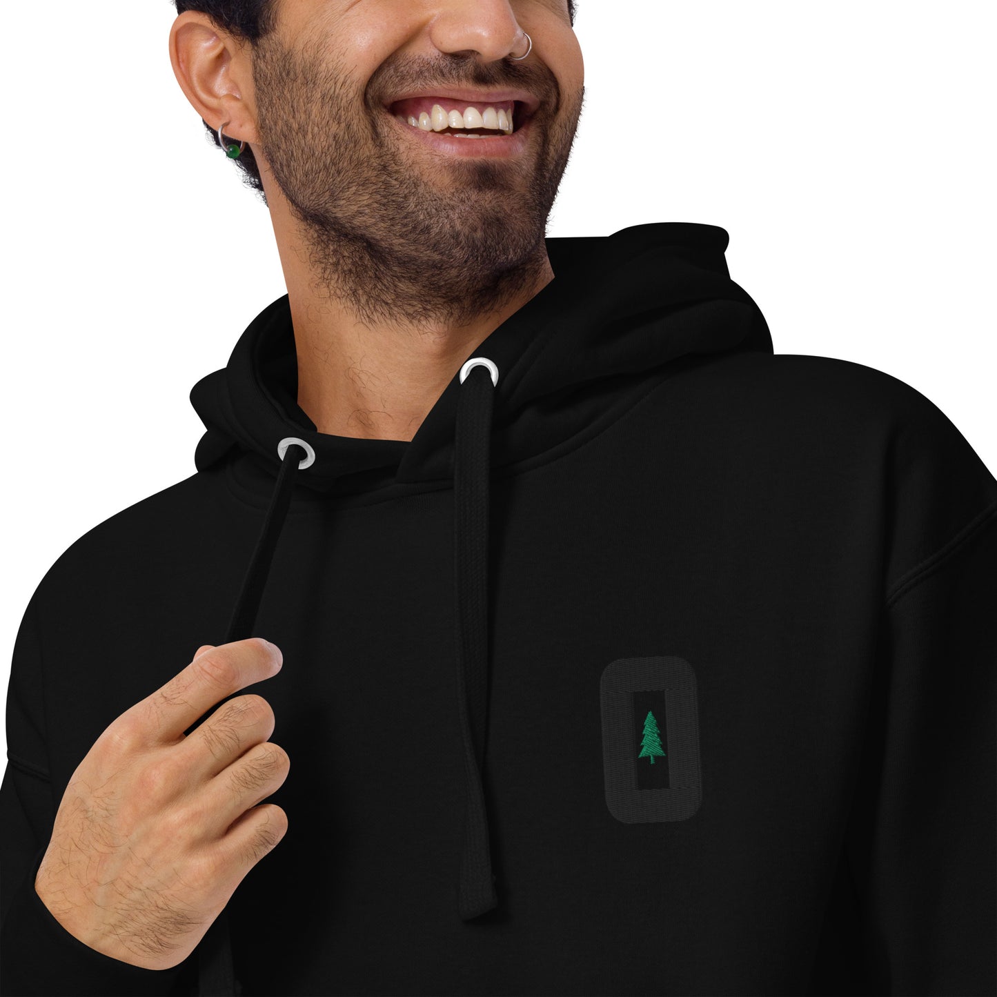 O FOR OREGON - Embroidered - Premium Hoodie