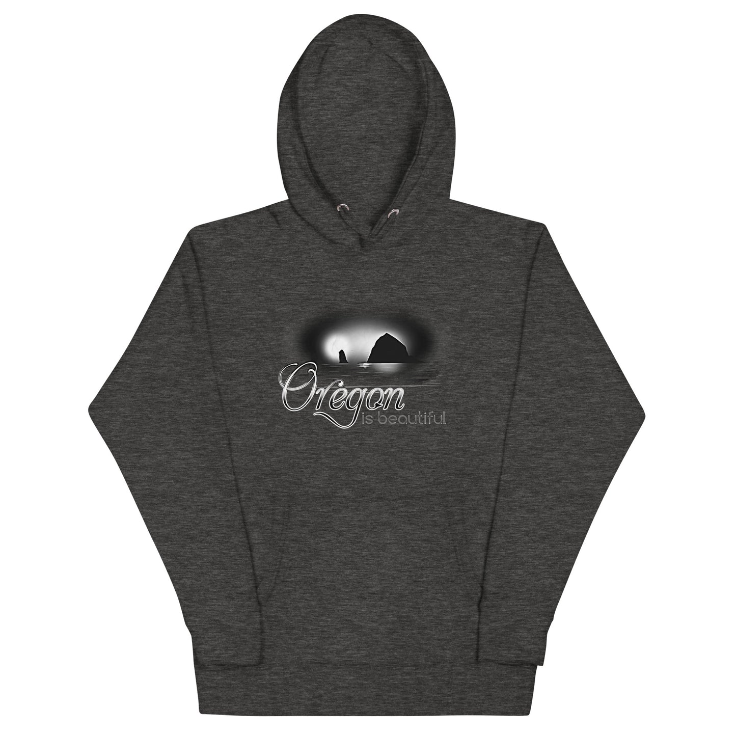 Oregon is Beautiful/ BW - Unisex Hoodie