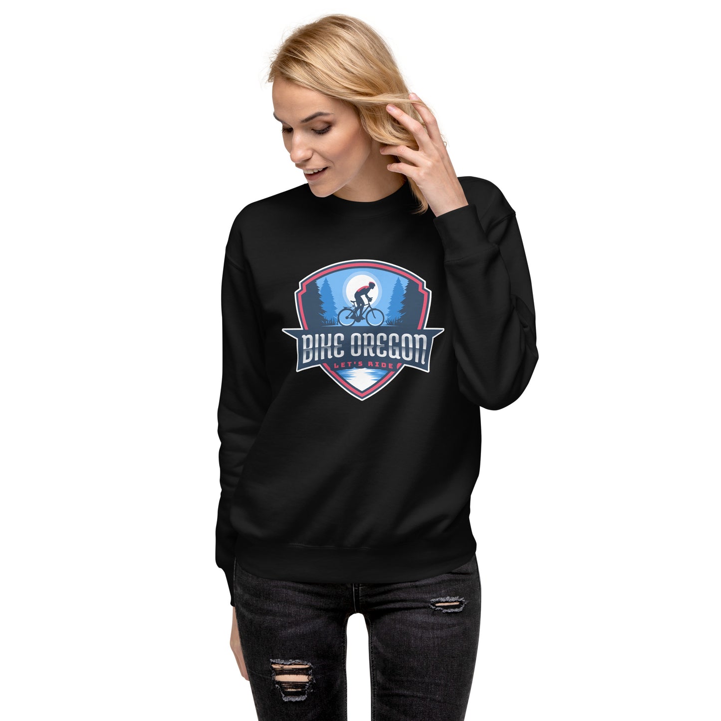 Bike Oregon - Unisex Premium Sweatshirt