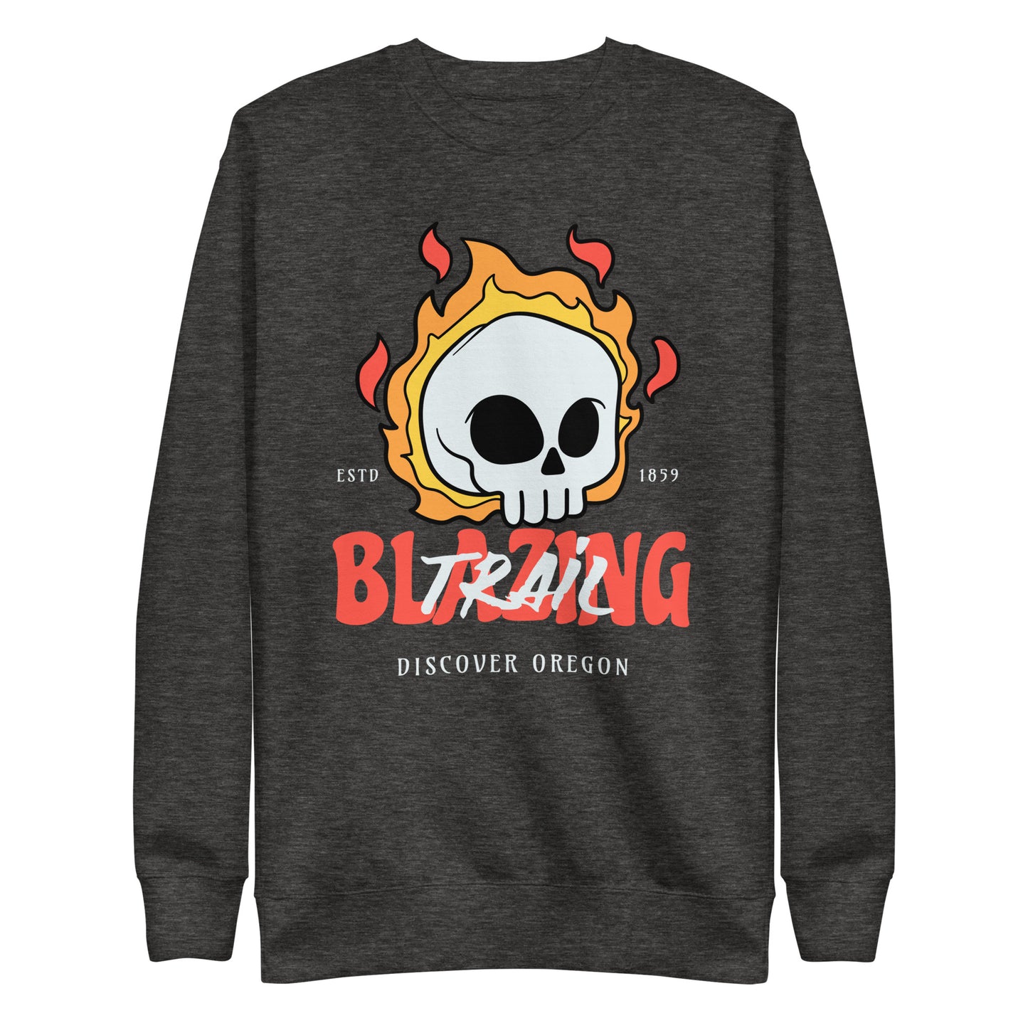 Trail Blazing - Discover Oregon - Unisex Premium Sweatshirt