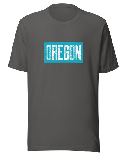 Oregon in Teal - Unisex t-shirt