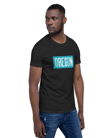 Oregon in Teal - Unisex t-shirt
