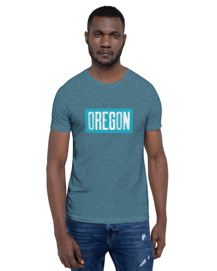 Oregon in Teal - Unisex t-shirt