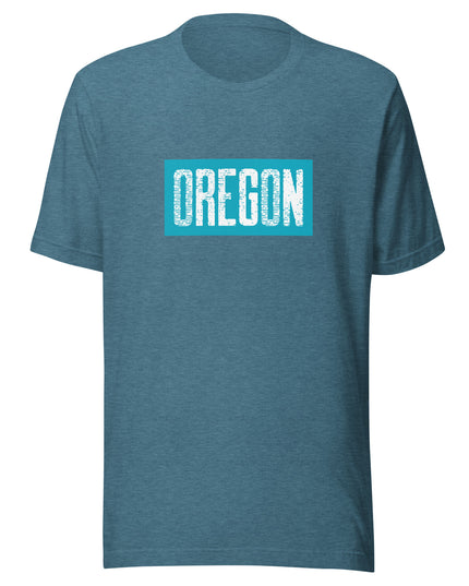 Oregon in Teal - Unisex t-shirt