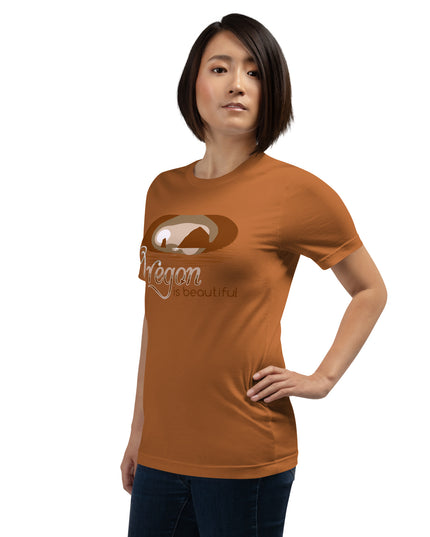 Oregon is Beautiful/Haystack Rock - Unisex t-shirt