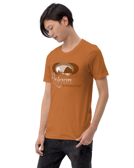 Oregon is Beautiful/Haystack Rock - Unisex t-shirt