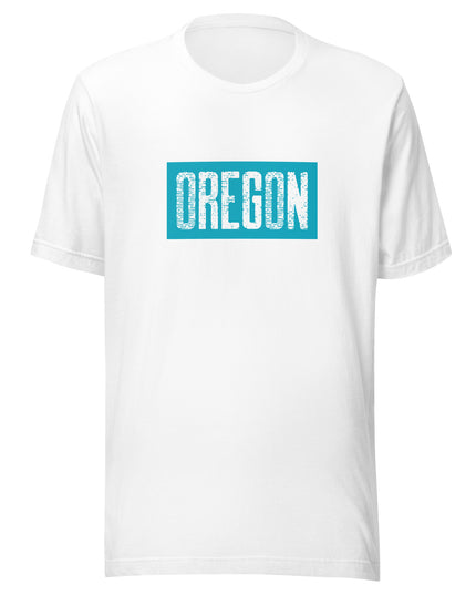 Oregon in Teal - Unisex t-shirt