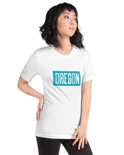 Oregon in Teal - Unisex t-shirt