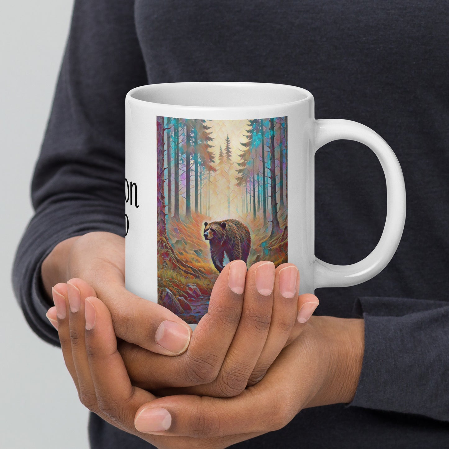 Wild Oregon - White glossy mug