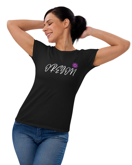 Oregon Star/Pink - Women's short sleeve t-shirt