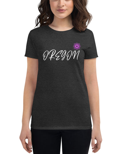 Oregon Star/Pink - Women's short sleeve t-shirt