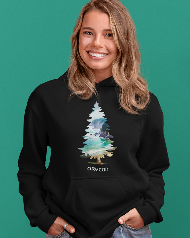 OREGON COSTAL TREE - Unisex Hoodie