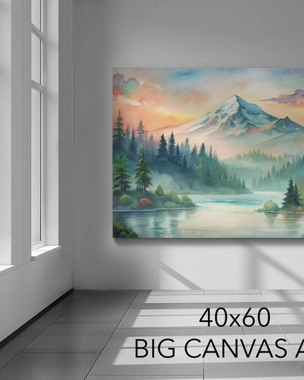 WELCOME TO OREGON - 40x60 Big Canvas Art