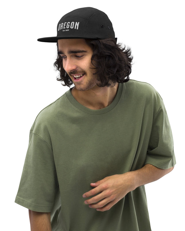 OREGON - EST, 1859 - WHITE - Five Panel Cap