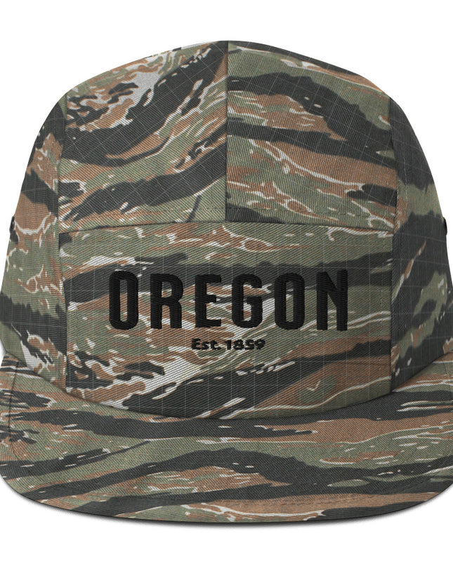 OREGON - EST. 1859 - BLACK - Five Panel Cap