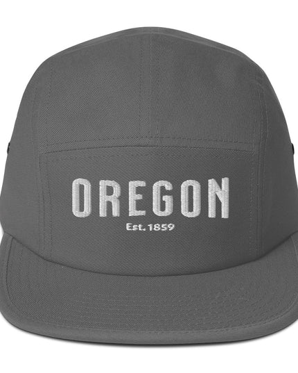 OREGON - EST, 1859 - WHITE - Five Panel Cap
