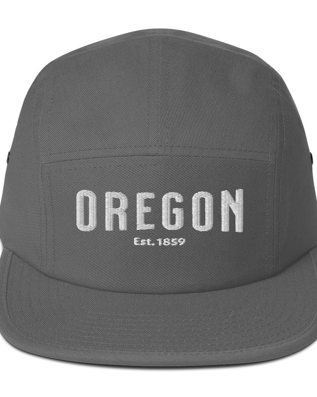 OREGON - EST, 1859 - WHITE - Five Panel Cap