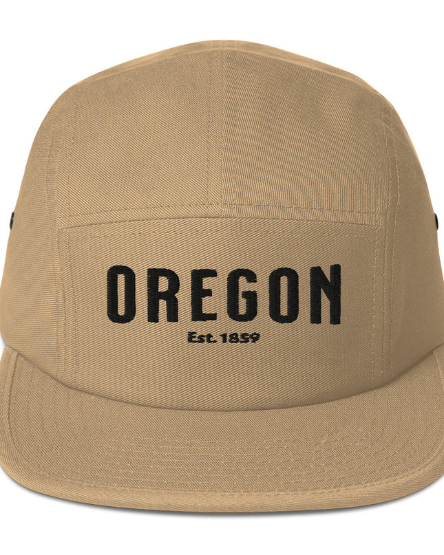 OREGON - EST. 1859 - BLACK - Five Panel Cap