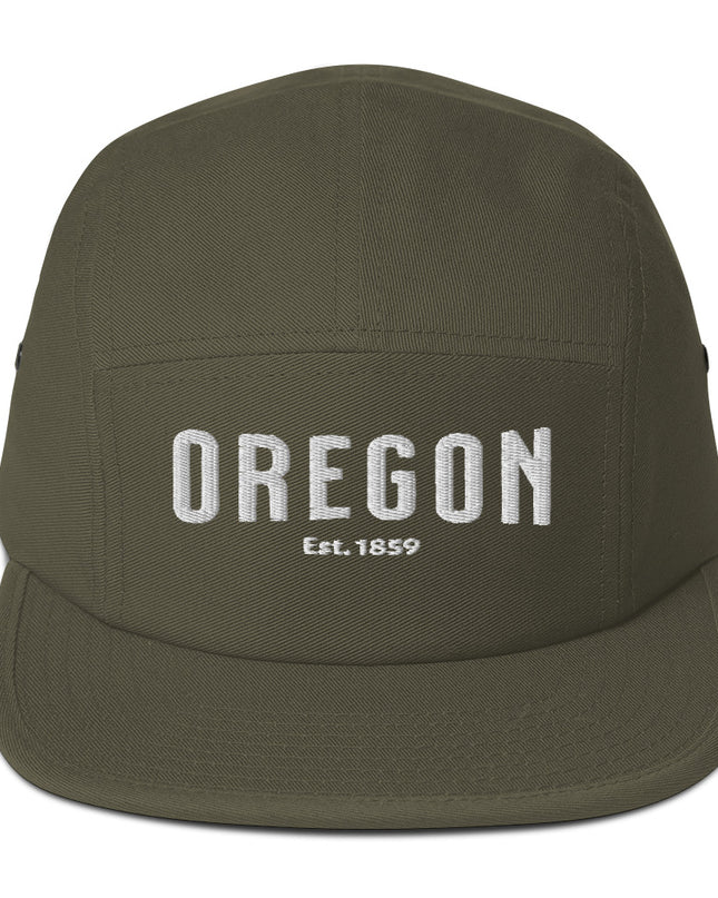 OREGON - EST, 1859 - WHITE - Five Panel Cap