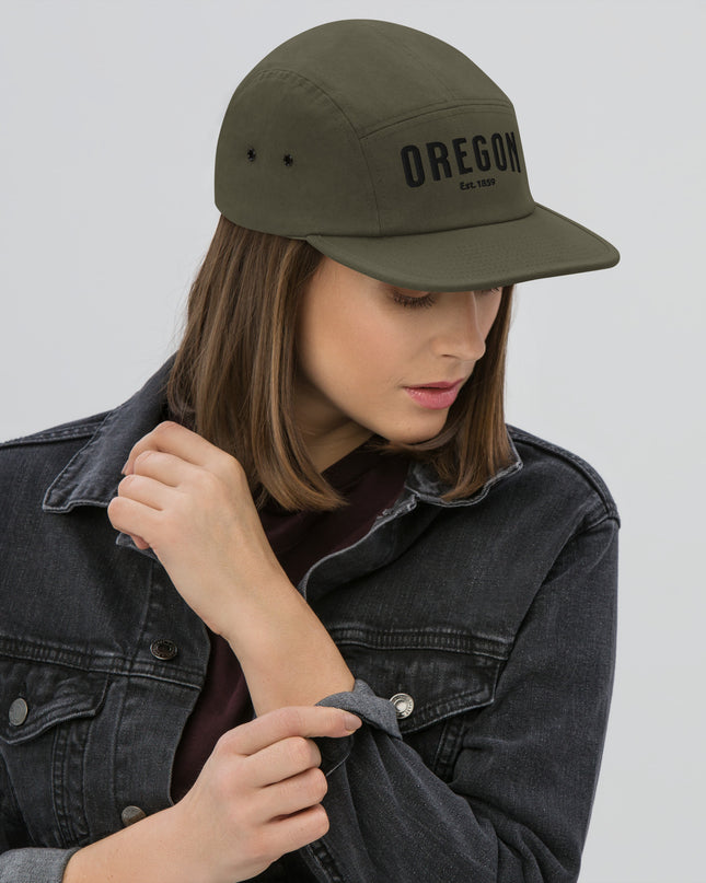 OREGON - EST. 1859 - BLACK - Five Panel Cap