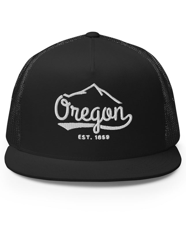 OREGON Est. 1859 - Embroidered - Trucker Cap