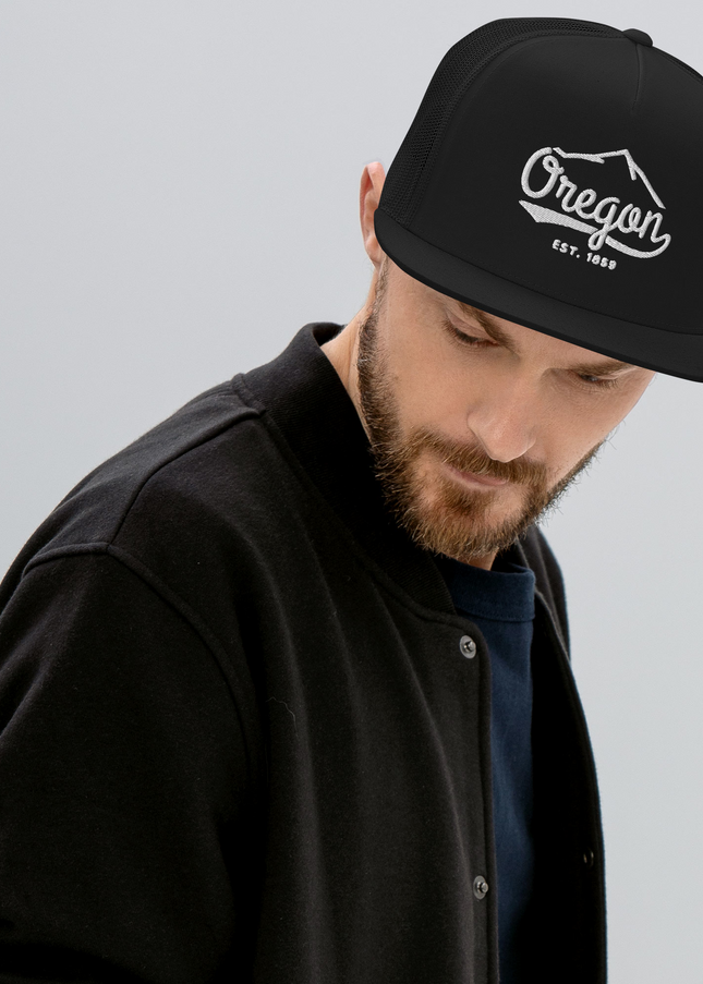 OREGON Est. 1859 - Embroidered - Trucker Cap