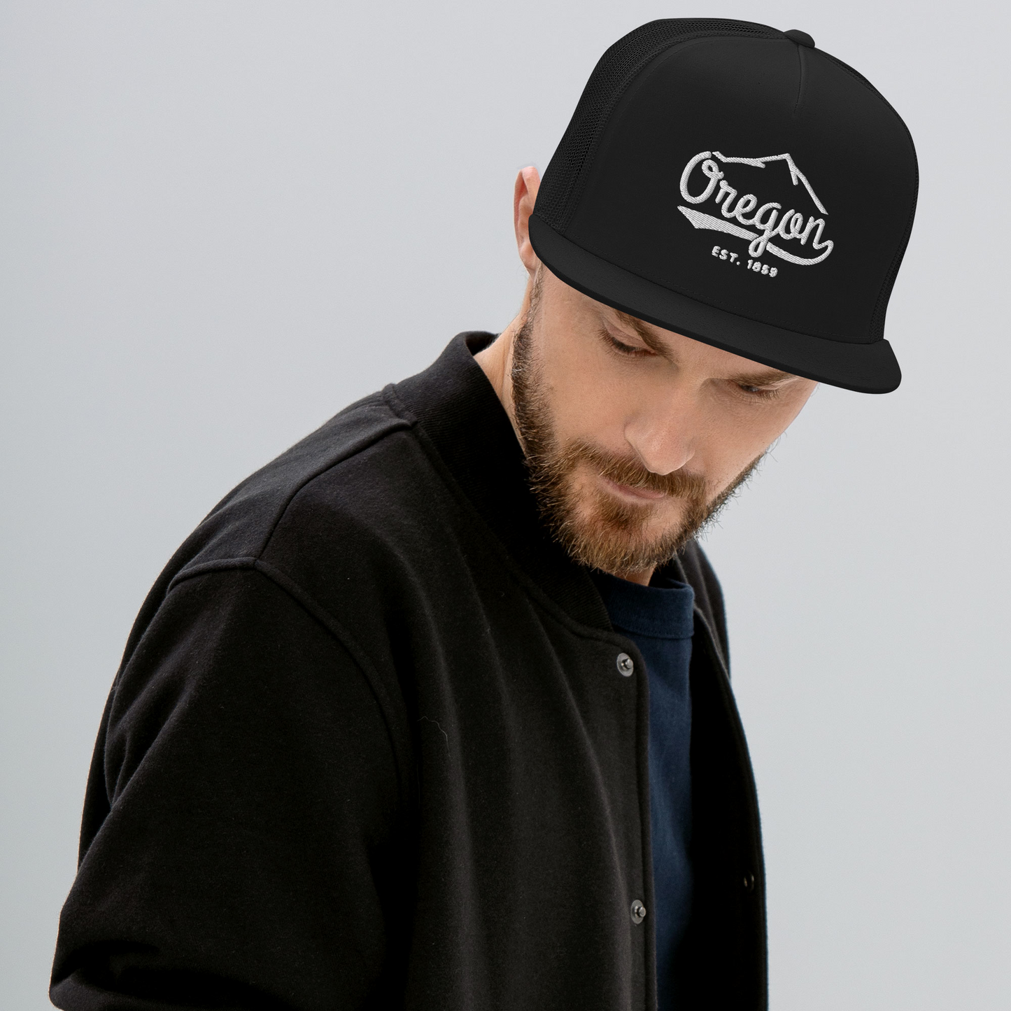 OREGON Est. 1859 - Embroidered - Trucker Cap