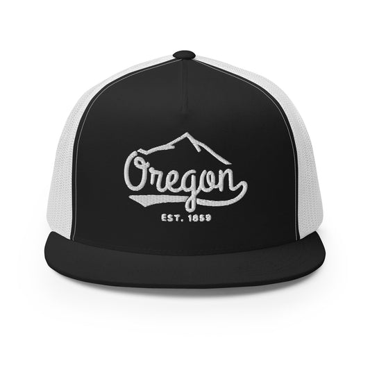 OREGON Est. 1859 - Embroidered - Trucker Cap