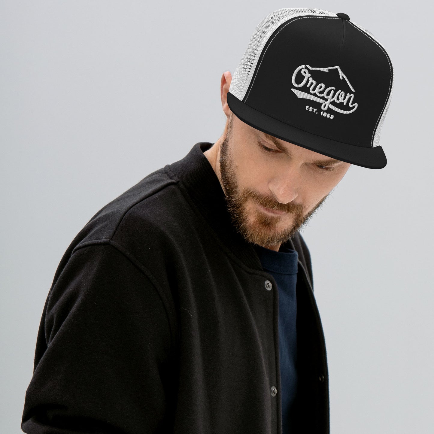 OREGON Est. 1859 - Embroidered - Trucker Cap