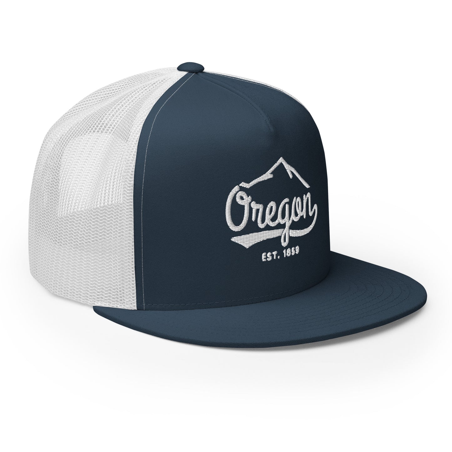 OREGON Est. 1859 - Embroidered - Trucker Cap