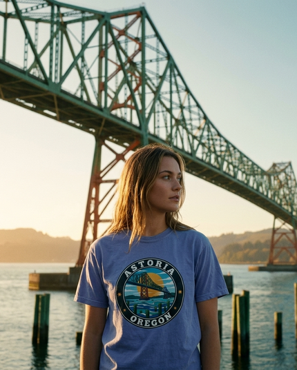 Astoria Oregon - Premium - Comfort Colors t-shirt