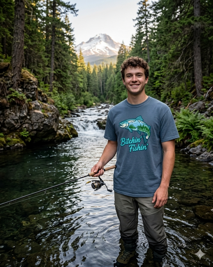 Bitchin' Fishin' - Premium Comfort Colors t-shirt