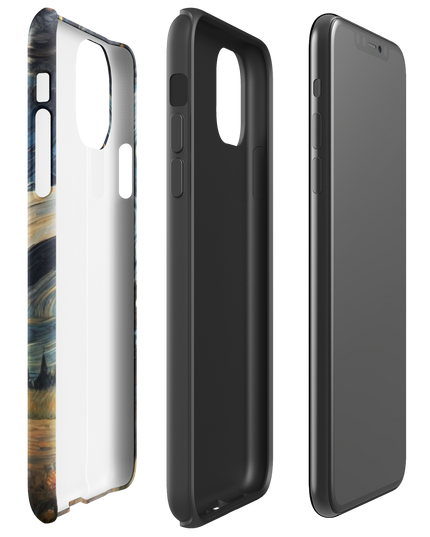 Starry Black Cat Night - Tough Case for iPhone®