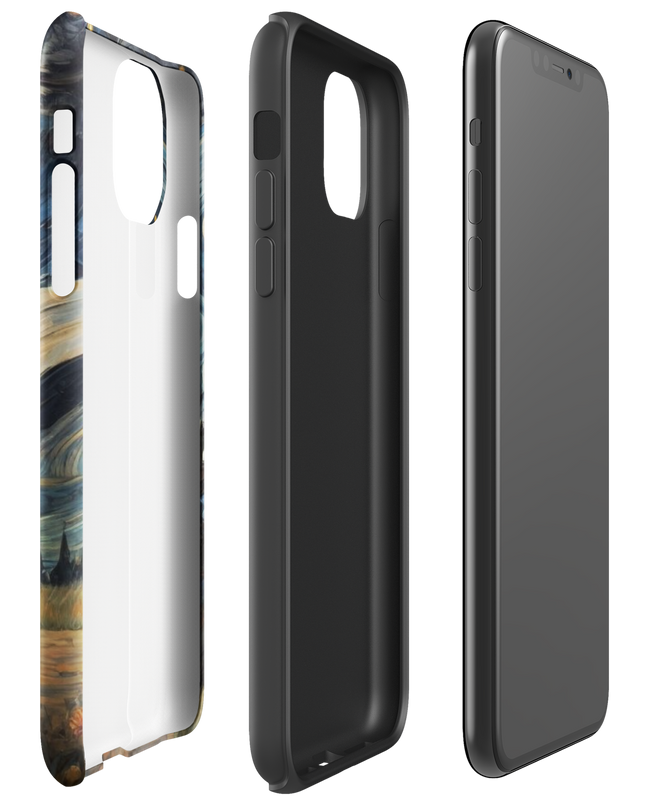 Starry Black Cat Night - Tough Case for iPhone®