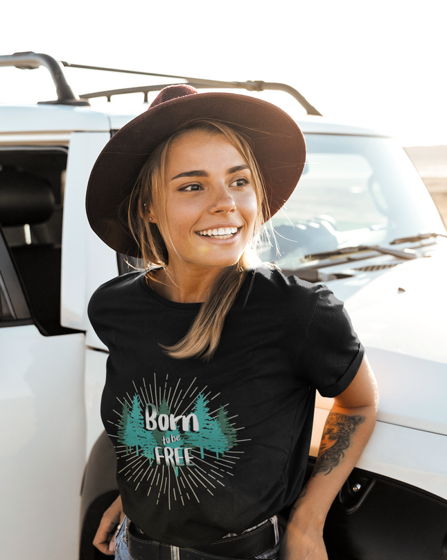 Born to Be Free - Unisex garment-dyed heavyweight t-shirt