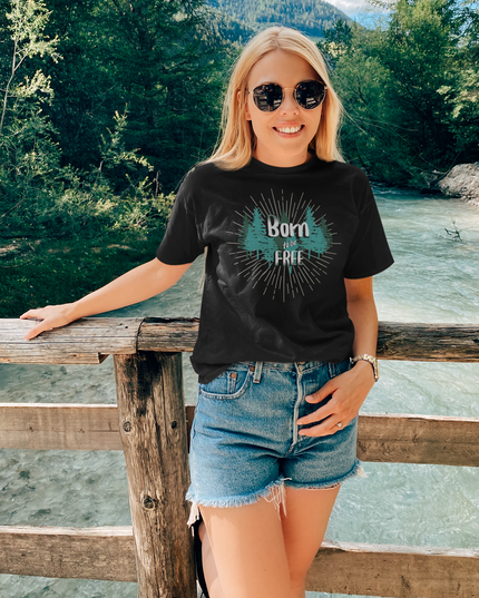 Born to Be Free - Unisex garment-dyed heavyweight t-shirt